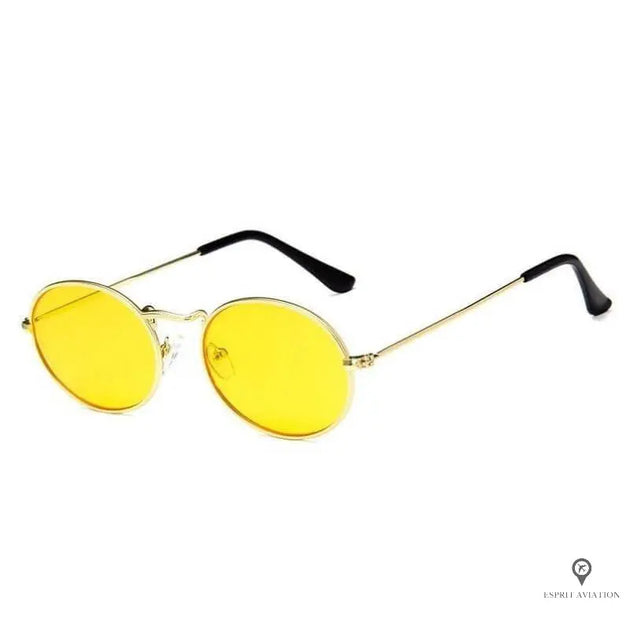 Lunette Aviateur Jaune