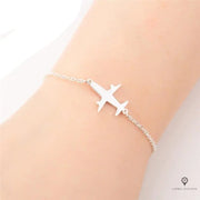 Bracelet Avion Acier Inoxydable Esprit-Aviation 