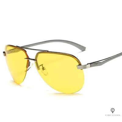 Lunette Aviateur Verre Jaune | Esprit-Aviation