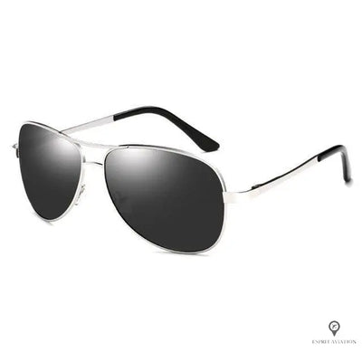 Lunette Soleil Noir Aviator | Esprit-Aviation