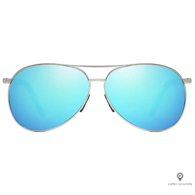 Lunette de Soleil Aviateur Homme Bleu | Esprit-Aviation