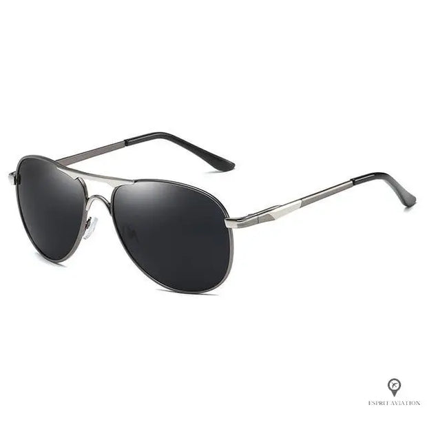 Lunette de Soleil Aviateur Homme Noire | Esprit-Aviation