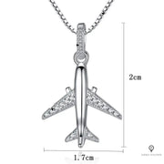 Collier Avion argent | Esprit-Aviation